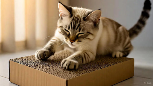 Rascador para gatos en cartón: la mejor opción ecológica y divertida para tu minino
